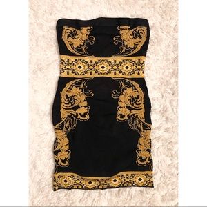 Bebe strapless dress